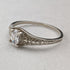 British vintage jewelry zirconia sterling silver ring